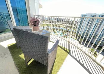 Spectacular Sunsets 5 star Resort Condo Across from Beach Sleep 6 Private Shuttle hotel thumbnail 6