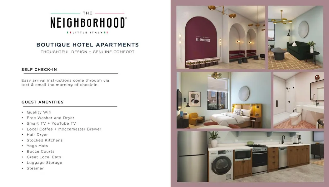 The Neighborhood Hotel - Little Italy One Bedroom w Balcony hotel detail image 2