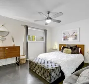 Quiet Mid Century Modern Retreat with Patio and Yard by Lodgewell hotel detail image 7
