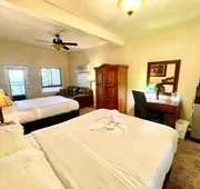 Lake View Queen Guest Room With Two Queens, Sleeper Sofa And Deck Overlooking Lake Ouachita. 1 Bedroom Hotel Room by RedAwning hotel detail image 5