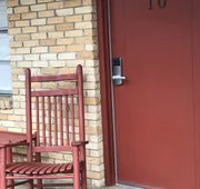 Queen Guest Room located at the Joplin Inn at the entrance to Mountain Harbor, just 2 1/2 miles from Lake Ouachita. by RedAwning hotel detail image 5