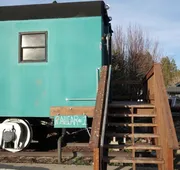 Railcar on Historic Route 66 hotel detail image 3