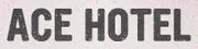 Ace Hotel New York hotel logo