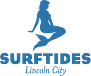 Surftides Lincoln City hotel logo