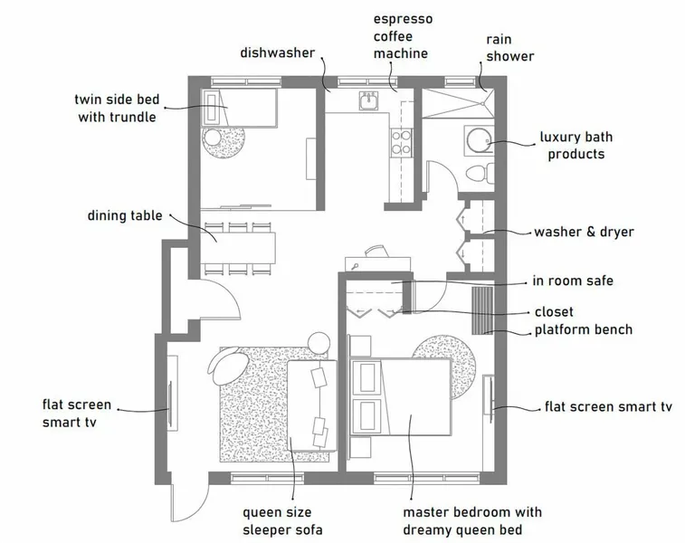 1818 Meridian House Apartments and Suites by Eskape Collection hotel detail image 6