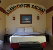 Railcar on Historic Route 66 hotel detail image 7